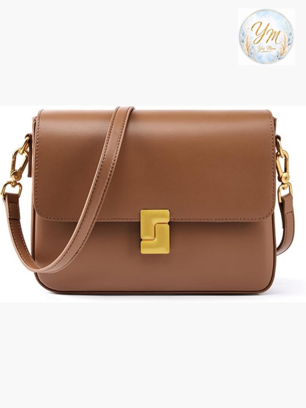 Designer Crossbody Purse Minimalism Shoulder Bag Satchel with Adjustable Strap